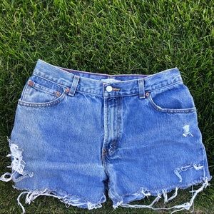 Levi’s vintage denim shorts